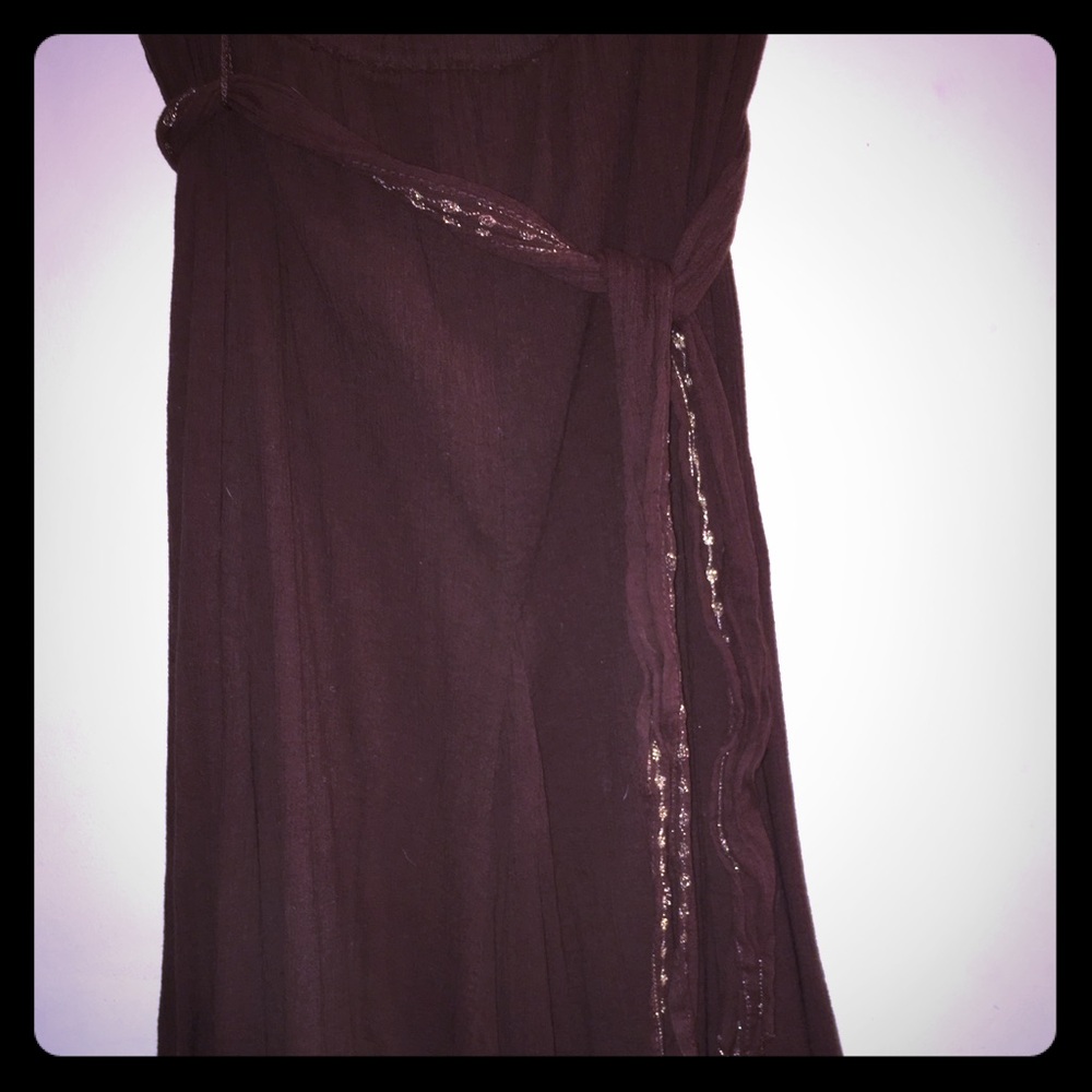 Brown bohemian skirt